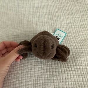 Jellycat Chocolate Brown “Ooky Spider” Plushie